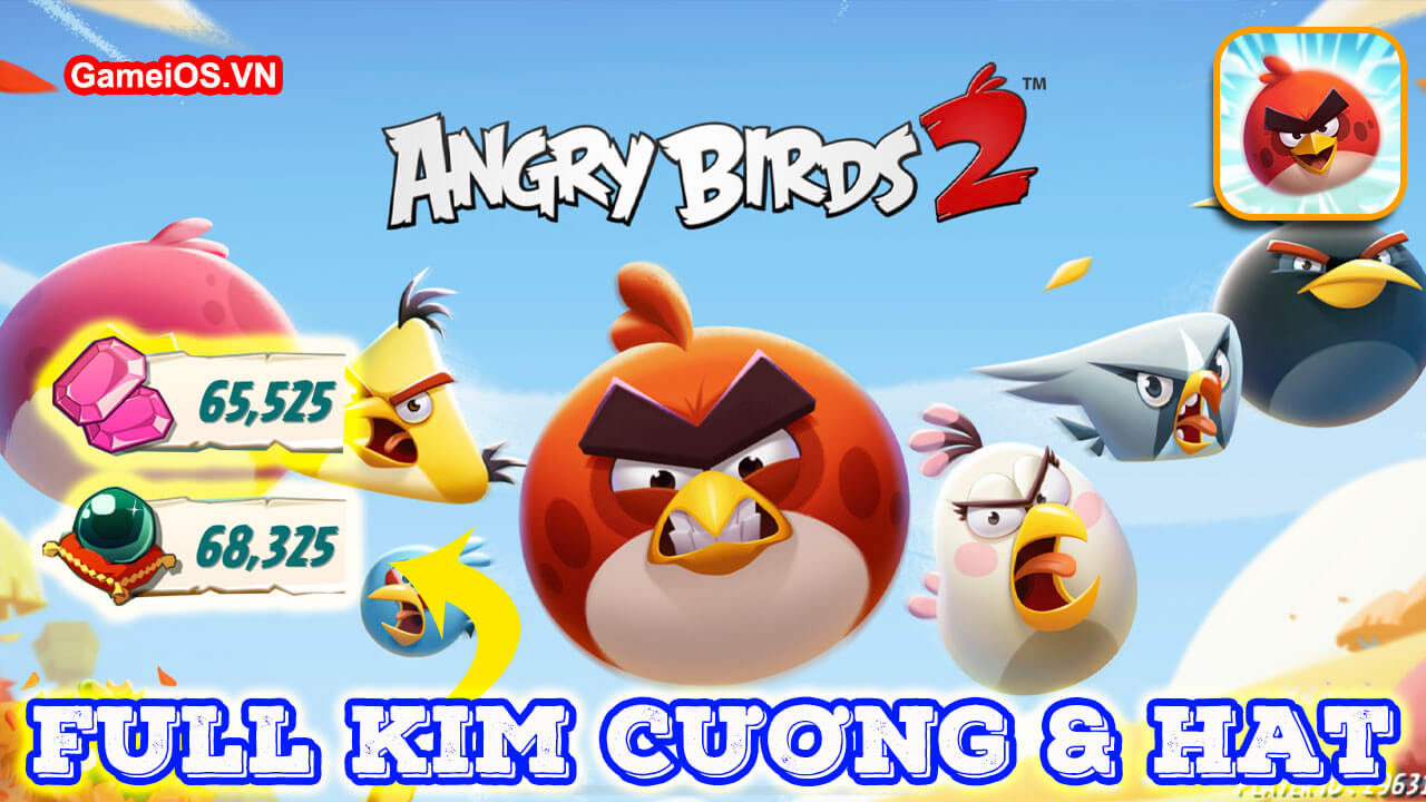 Angry Birds 2 - Hack Không Giới Hạn Kim Cương Và Hat - Hướng Dẫn, Chia Sẻ  Game Mod, Game Hack Cho Ios Miễn Phí Tại Gamei...