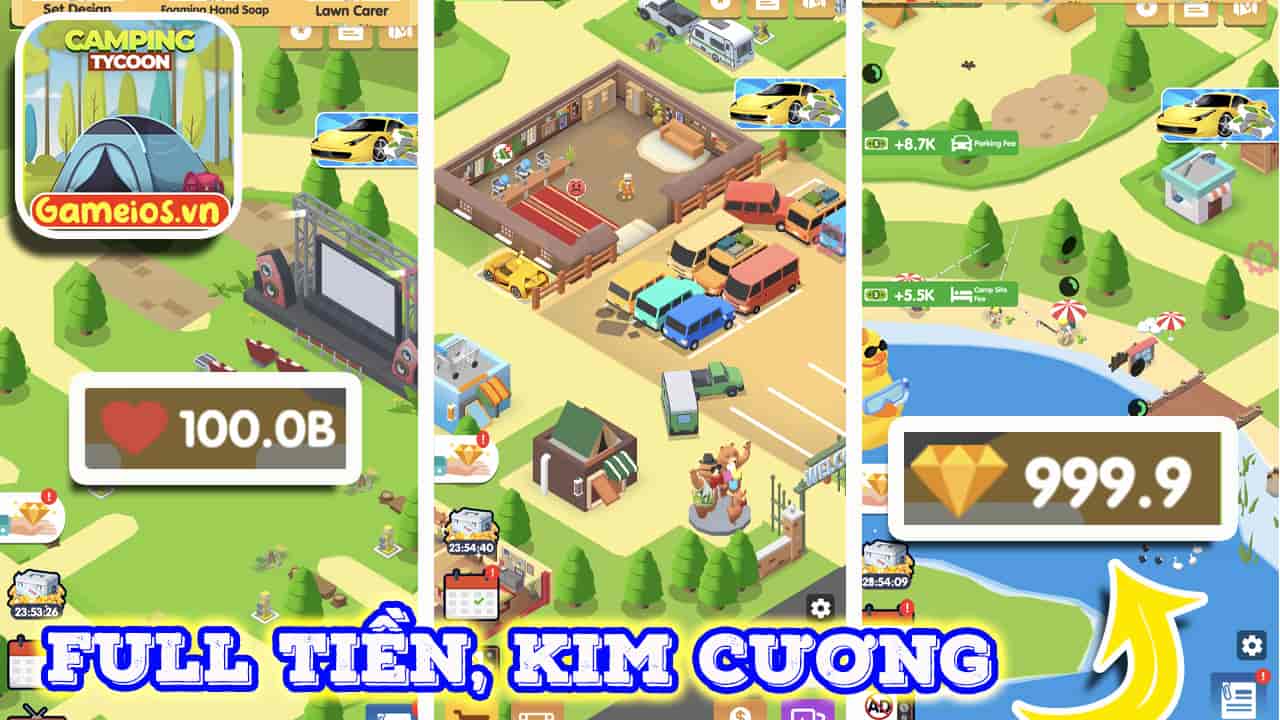 Tải hack Camping Tycoon Idle iOS