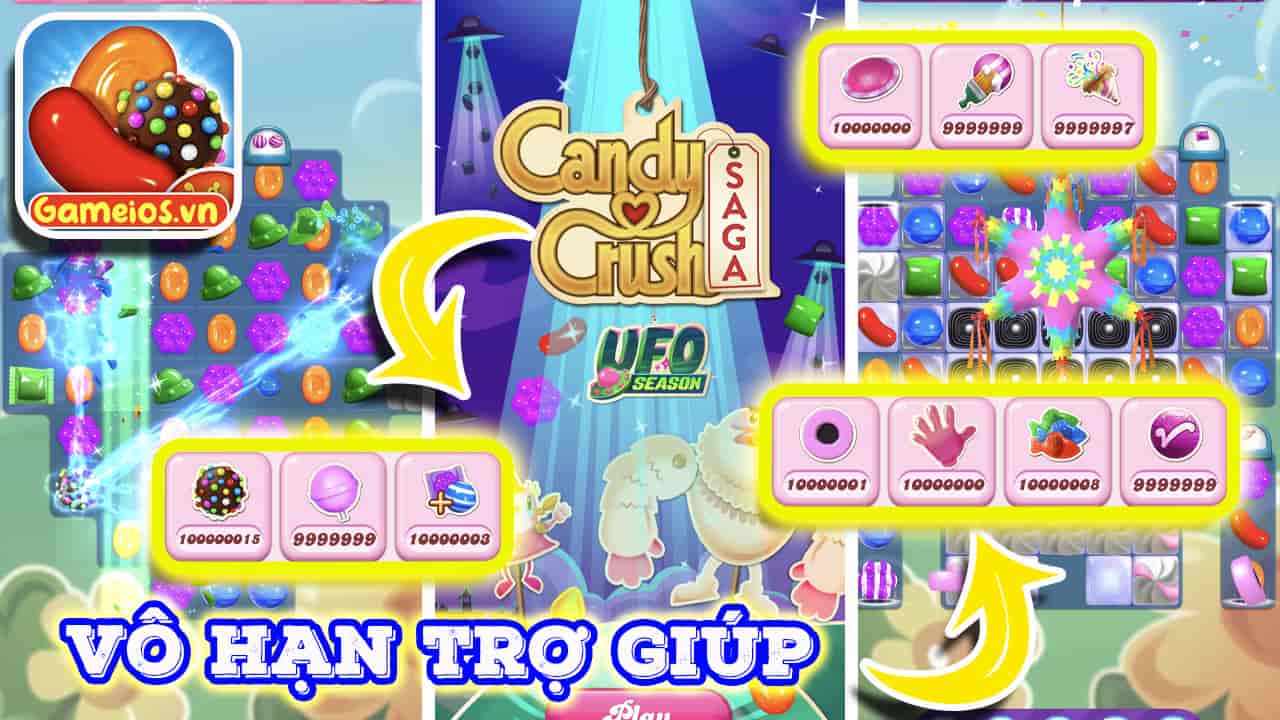 tải hack Candy Crush Saga ios