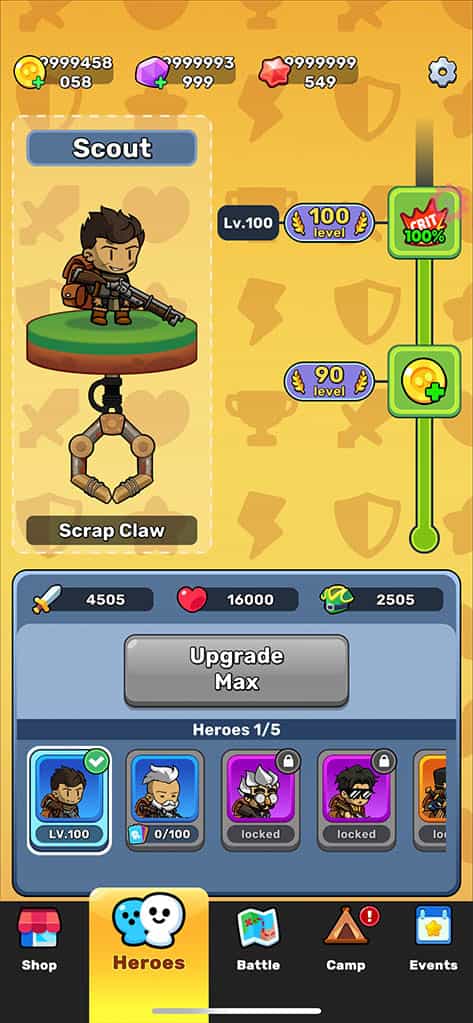 Claw Master Roguelike Hero