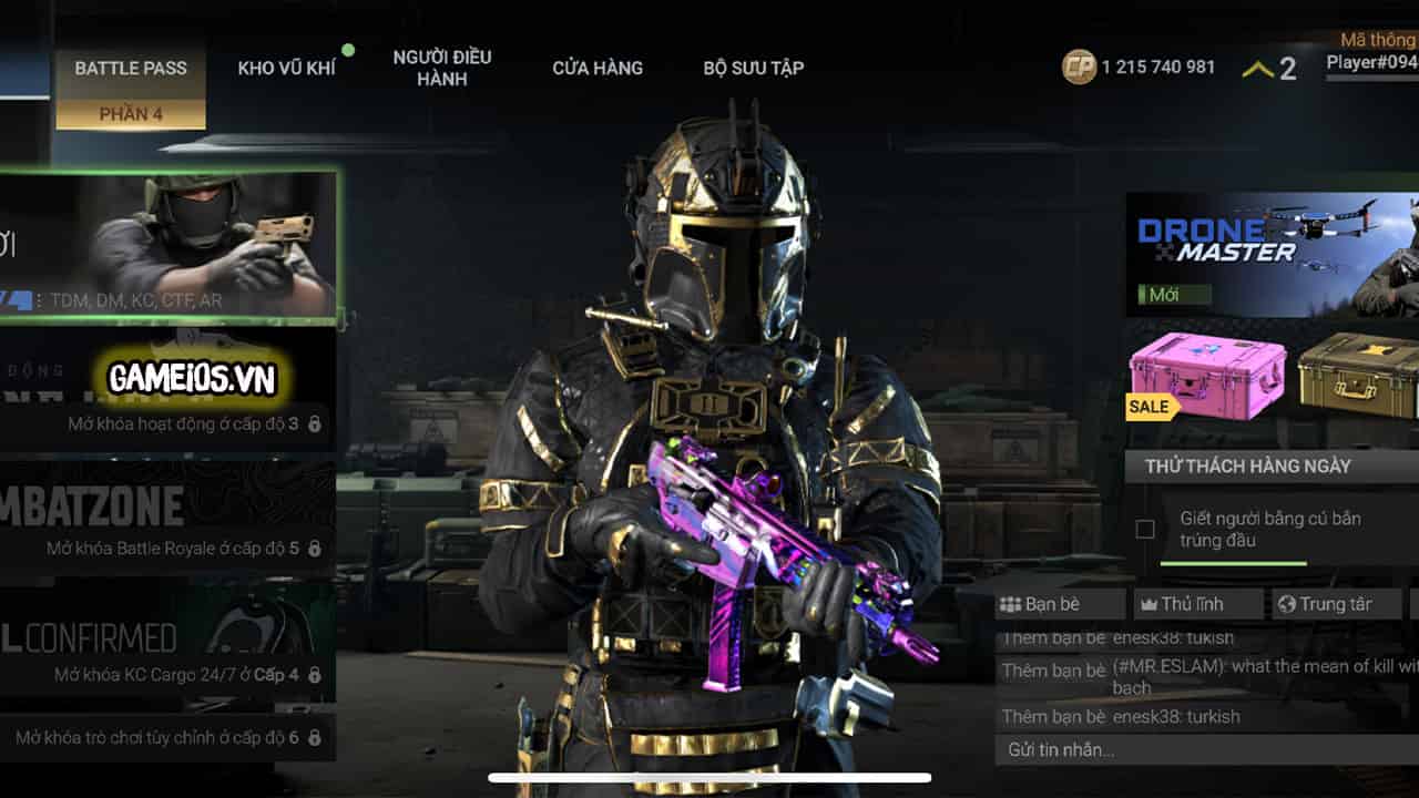 Combat Master Mobile vô hạn vàng