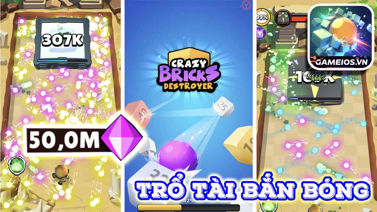tải hack Crazy Bricks Destoryer