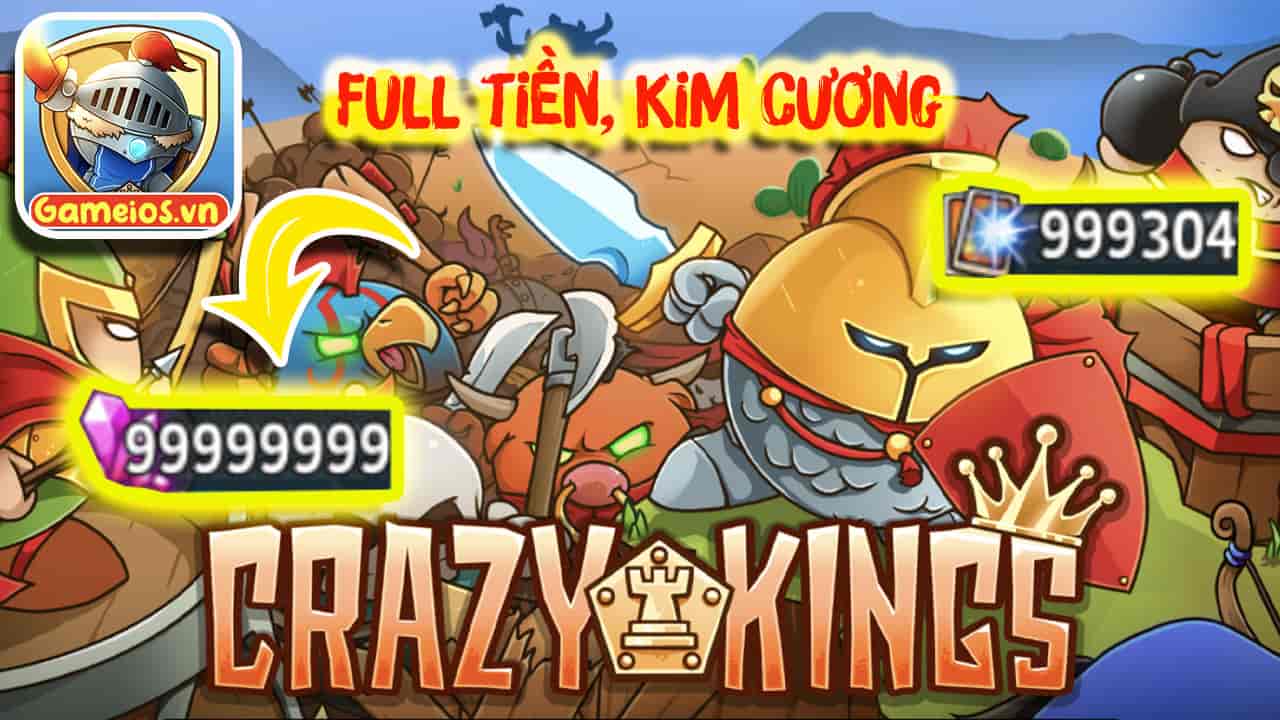 tải hack Crazy Kings Tower Defense ios