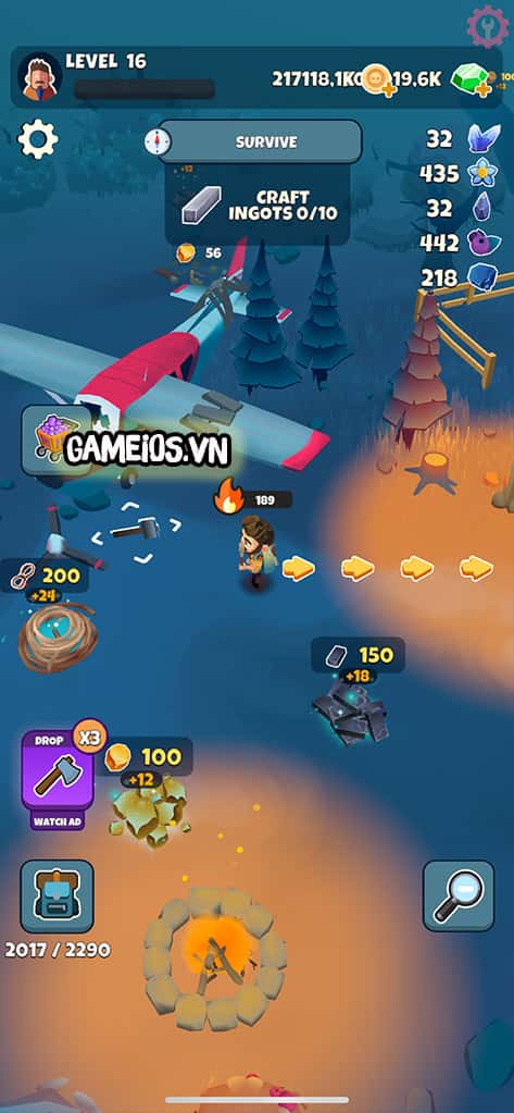 tải mod Dark Forest Survivor