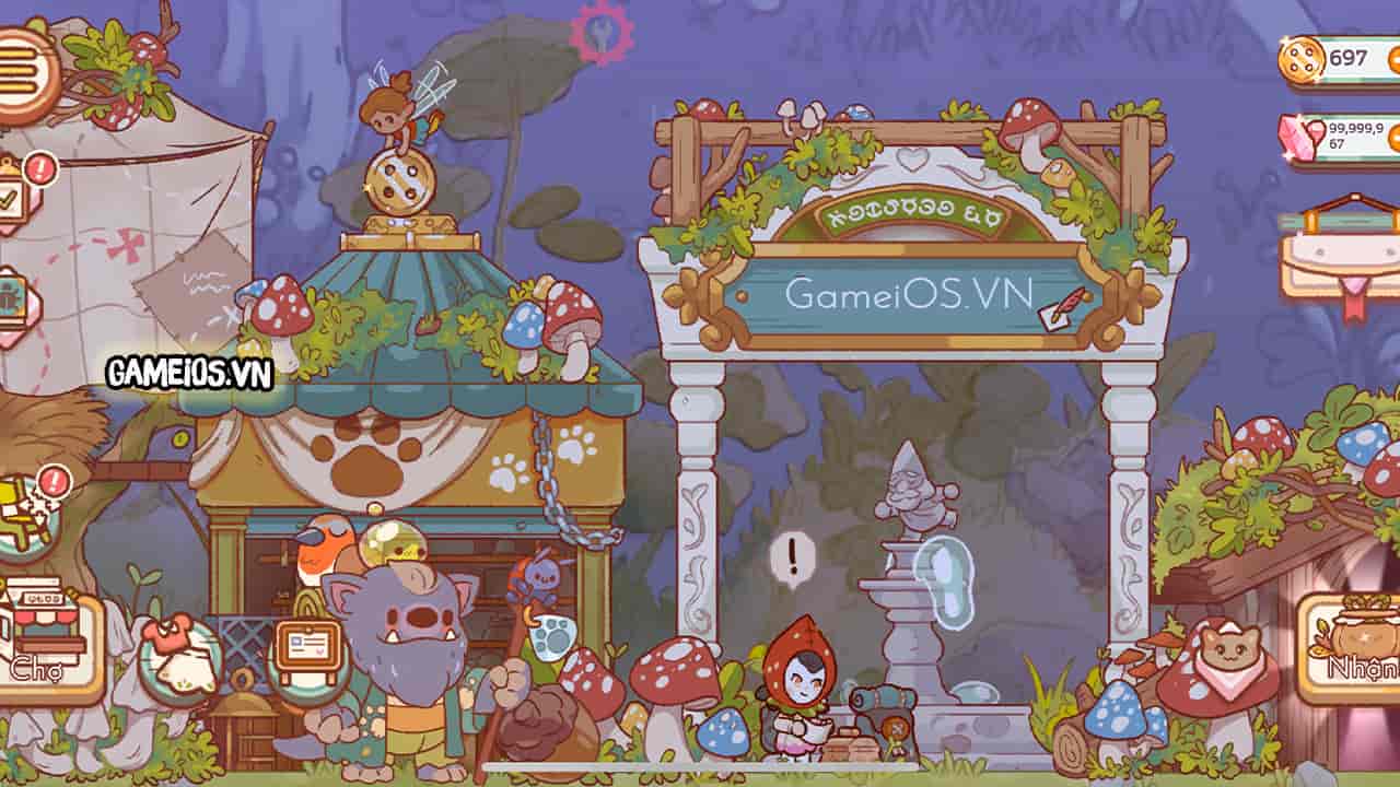 Fairy Village hack vàng