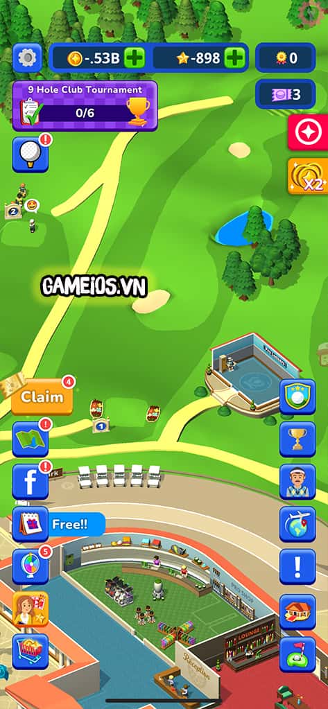 Idle Golf Club Manager Tycoon vô hạn token