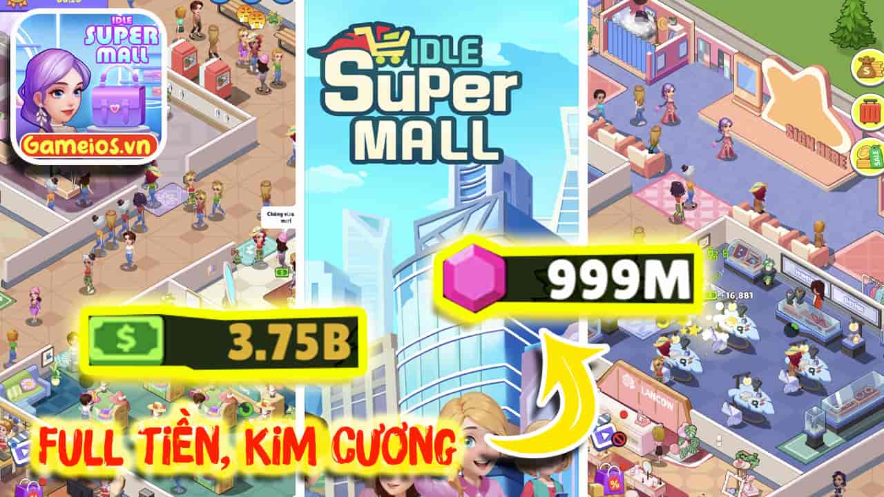 tải hack Idle Super Mall ios