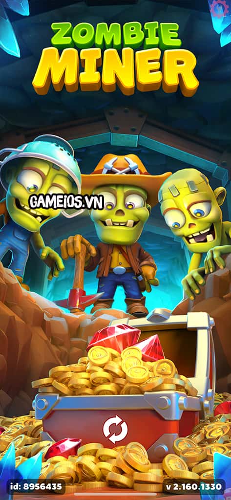 Idle Zombie Miner Gold Tycoon vô hạn kim cương