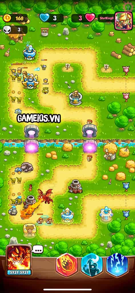 tải mod Kingdom Rush Battles TD