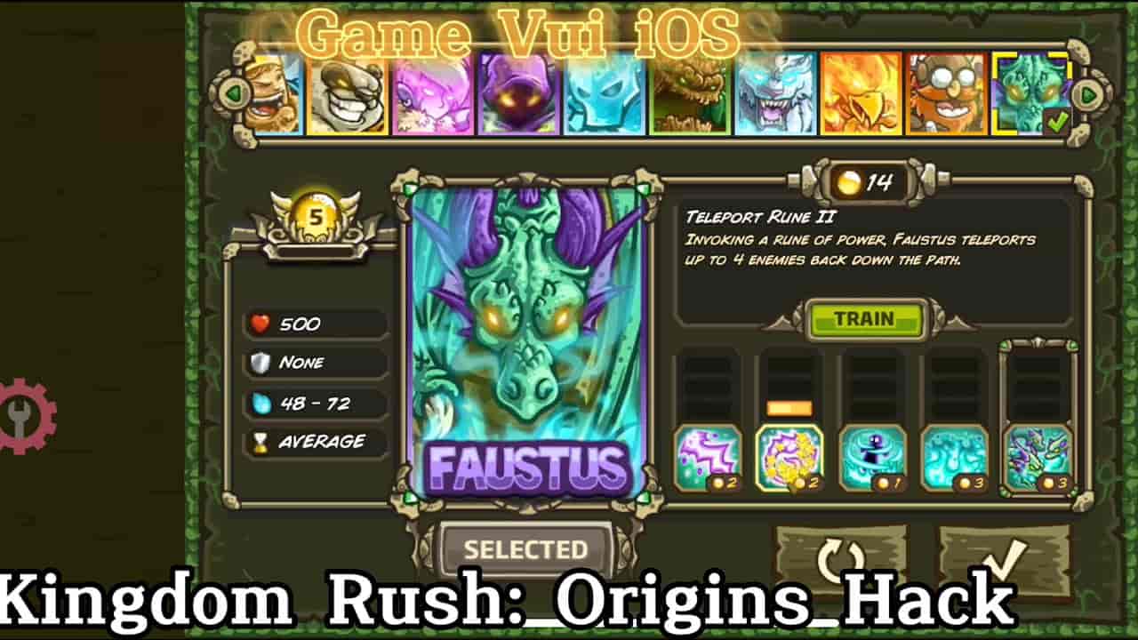 Kingdom Rush Origins hack iOS