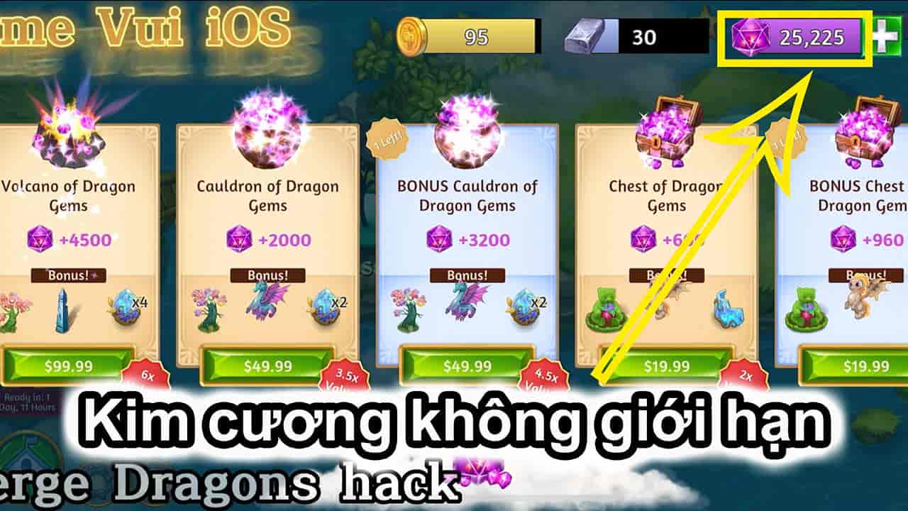 Mod Merge Dragons iOS