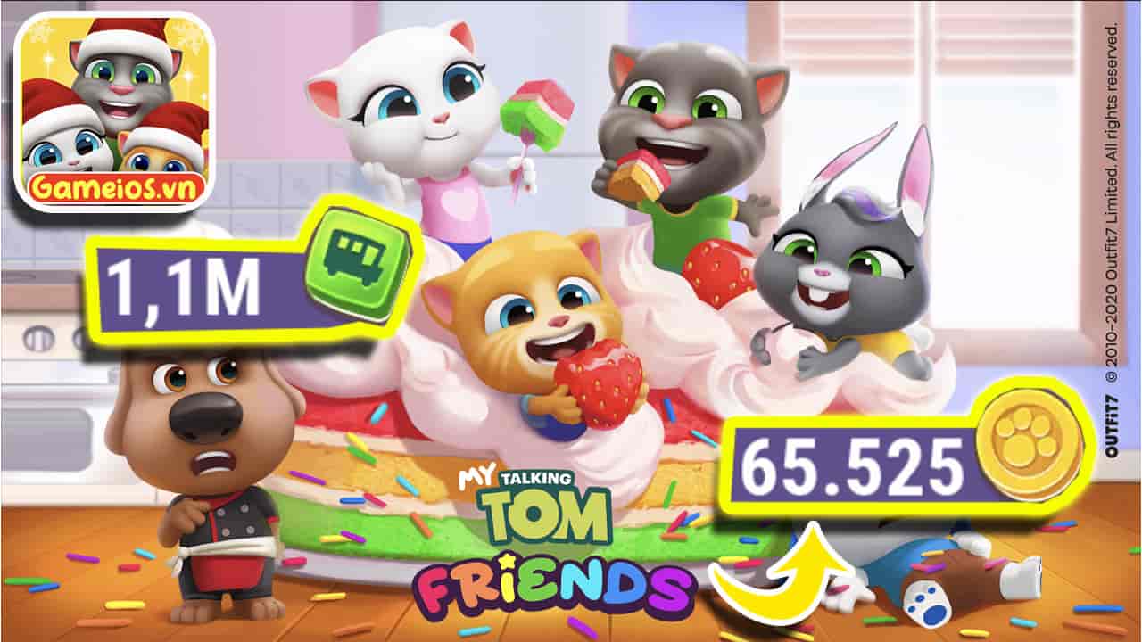 Tải hack My Talking Tom Friends