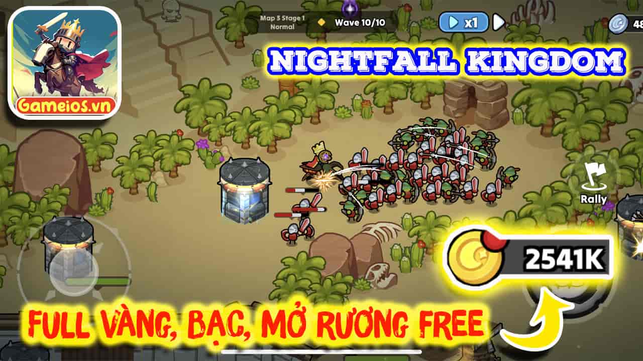 tải hack Nightfall Kingdom Frontier ios