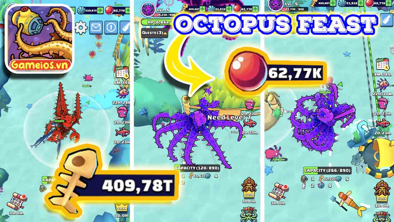 tải hack Octopus Feast ios