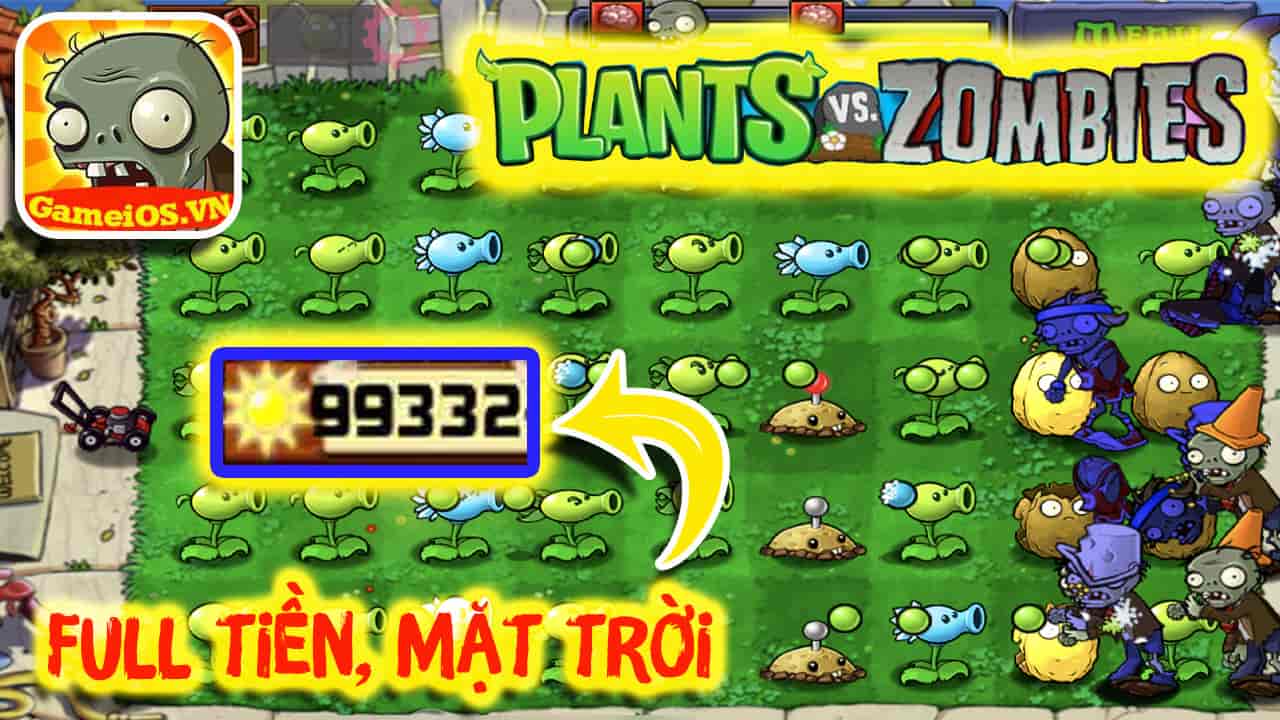 Plants vs Zombies vô hạn mặt trời