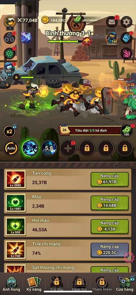 Stickman War: Epic Idle RPG