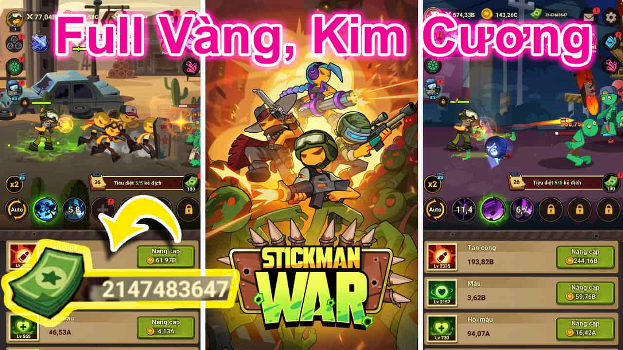 Stickman War: Epic Idle RPG