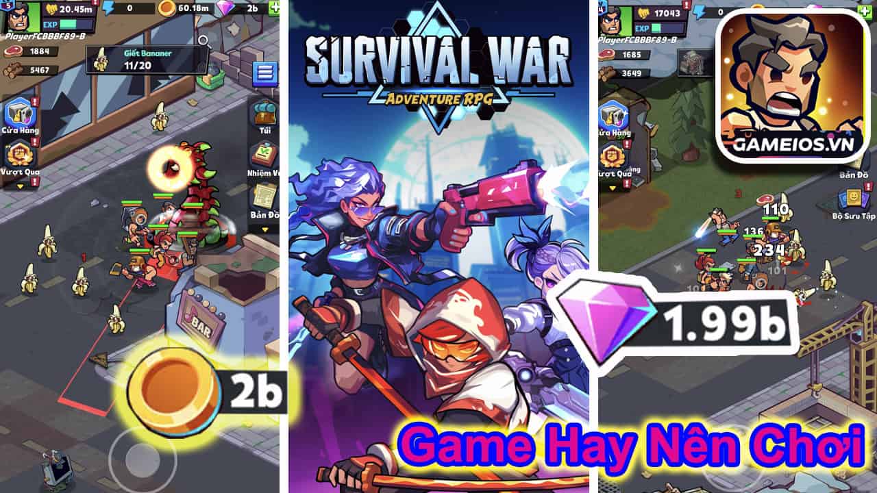tải hack Survival War Adventure RPG