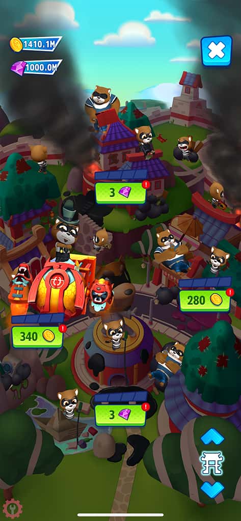 Talking Tom Hero Dash hack vàng