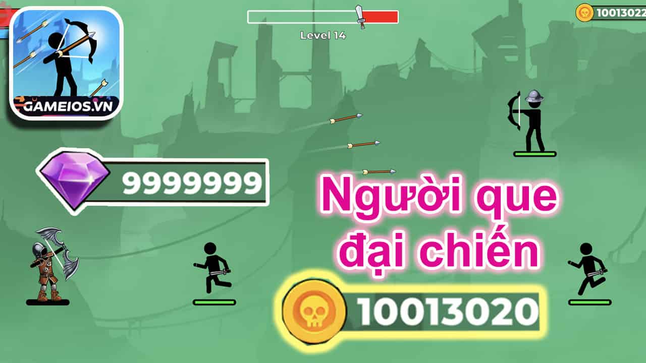 tải hack The Archers 2 stick man game