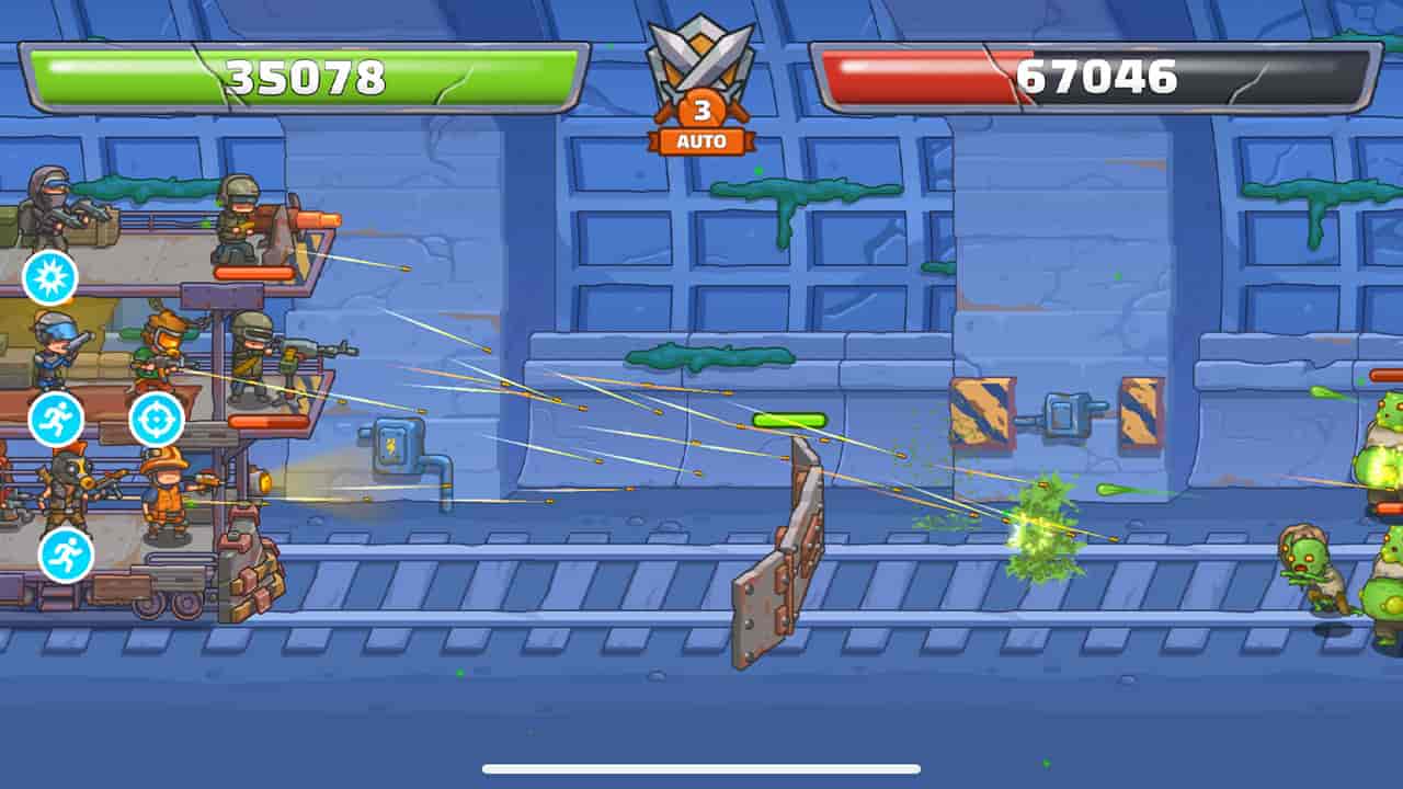 Tower Train Zombie Defense 2D