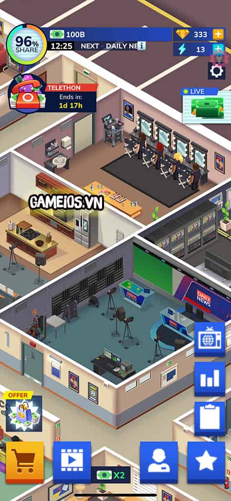 tải mod TV Empire Tycoon Idle
