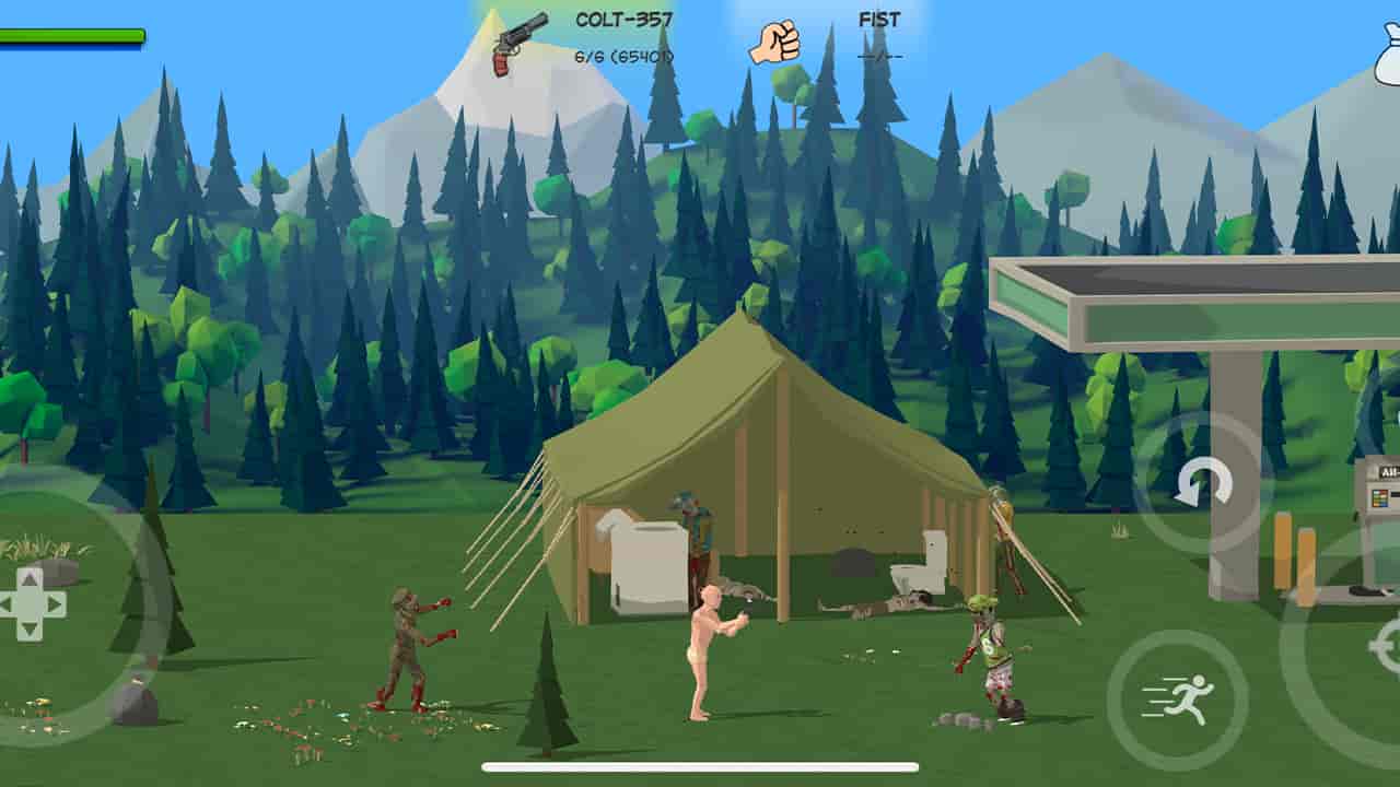 Zombie Forest 3 Underground hack bất tử