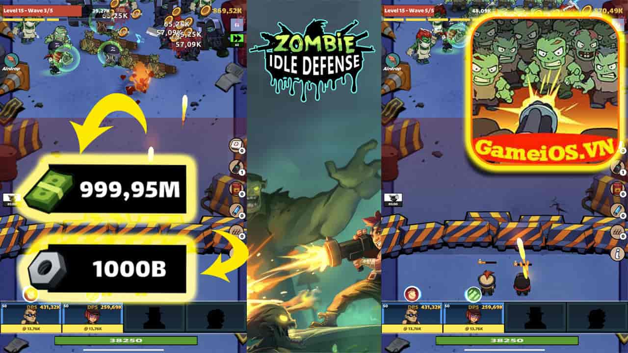 Zombie Idle Defense mod iOS