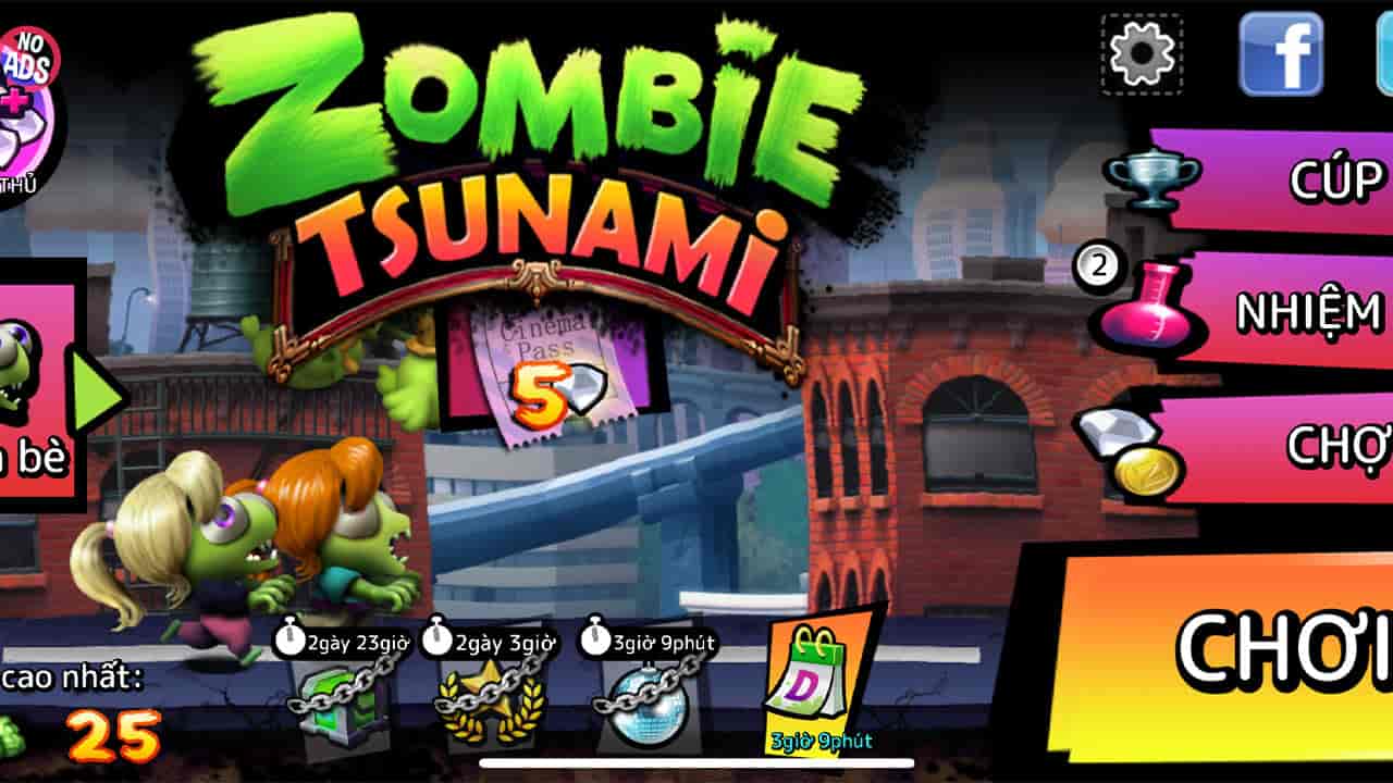 Zombie Tsunami hack iOS